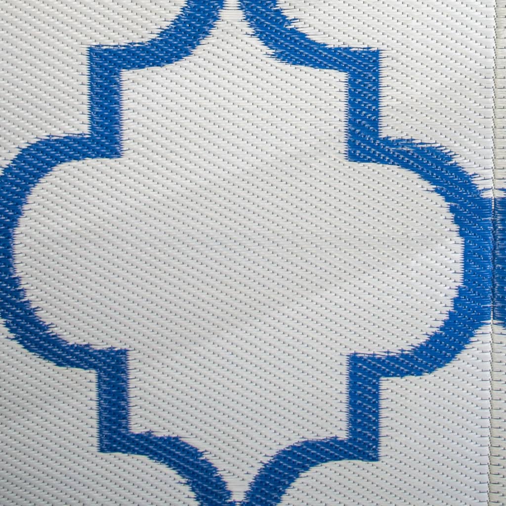 tapis extérieur casablanca bleu